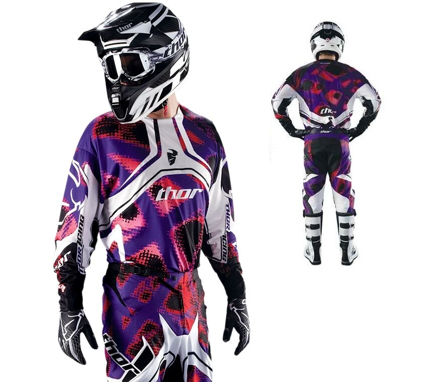 Jersey Camiseta Enduro Cross Thor Flujo Fibra Black TG L - Imagen 1 de 1