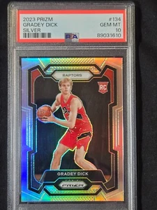2023-24 Panini Prizm Gradey Dick #134 Silver Prizm PSA 10 GEM MINT Rookie RC - Picture 1 of 2