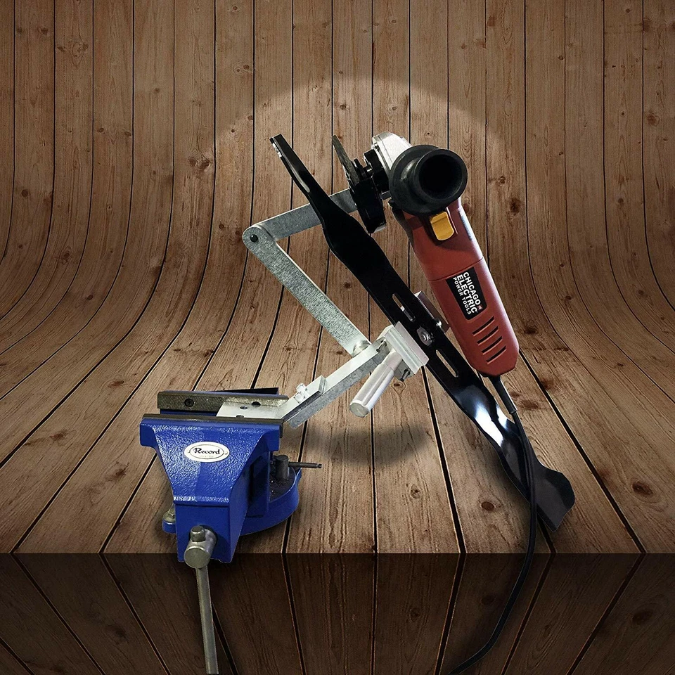 MB Machine Lawn Mower Blade Sharpener Adjustable for Mulching & Standard Blades - Image 1 of 1