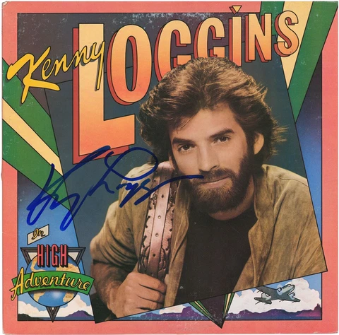 Kenny Loggins Autographed High Adventures Album BAS Cover