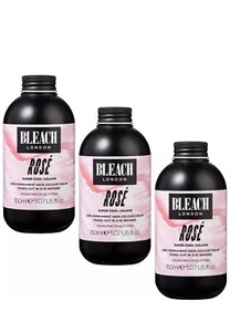 BLEACH LONDON Super Cool ROSE Semi-Permanent Hair Dye - 150ml - 3 PACK - Picture 1 of 1