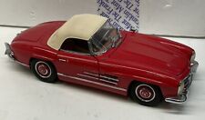Franklin Mint 1:24 Scale Diecast 1960 Mercedes Benz 300SL Roadster No Papers.