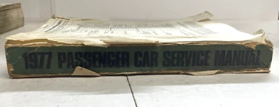 Chevrolet 1977 auto de pasajeros manual de servicio Camaro Corvette Monte Carlo Chevelle Foto 1 de 3