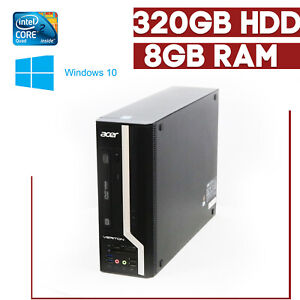 PC Acer X480g Intel Core2Quad Q9300, 8 GB RAM, 320GB HDD, DVD Rom, Windows 10 #3