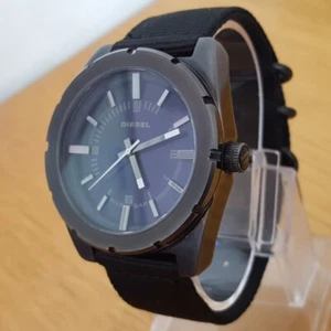 Herren schwarz Stahl XL Diesel DZ1598 Militärstil Mitternachtsblau Analoguhr - Bild 1 von 10