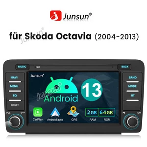64GB Android 13 Autoradio GPS Navi WiFi RDS 8" Für SKoda Octavia II Yeti Superb - Bild 1 von 12