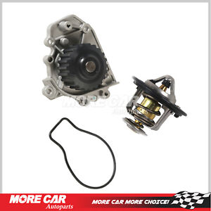 Water Pump w/ Thermostat Housing Assembly Fit for 96-01 Acura Integra 1.8L DOHC