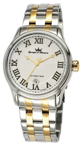 Reloj Automático Hombre Yonger & Bresson YBH 8325-03 Tono Dorado Hecho en Francia NUEVO - Imagen 1 de 3