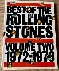 BEST OF THE ROLLING STONES VOL 2 1972-73 SHEET MUSIC BOOK 1979 PIANO VOC GUITAR - Picture 1 of 9