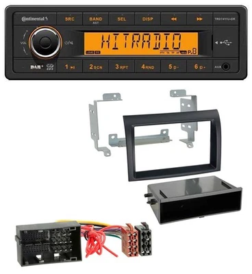 Continental 1DIN DAB MP3 AUX USB Autoradio für Citroen Jumper ab 2014 Fiat Ducat - Bild 1 von 4