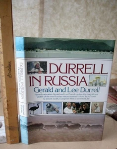 DURRELL IN RUSSIA,1986,Gerald & Lee Durrell-Famed Naturalists,1st Ed,DJ - Picture 1 of 7
