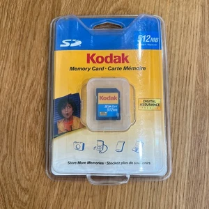 kodak 512mb sd card kpsd512scs new vintage sealed - Picture 1 of 2