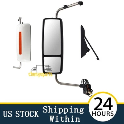 Espejo de puerta blanco térmico para International Harvester Prostar 2013-17 lado izquierdo Foto 1 de 4