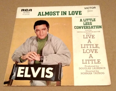 45T EP Elvis PRESLEY "Almost In Love " 1968  correct /VG - Photo 1/4