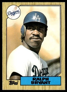 1987 Topps Traded Ralph Bryant Los Angeles Dodgers #12T - Picture 1 of 2