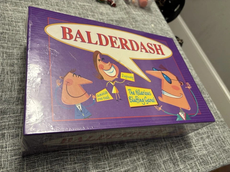 Juego de mesa Balderdash 1995 vintage divertido farol Parker Brothers difícil de encontrar Foto 1 de 4