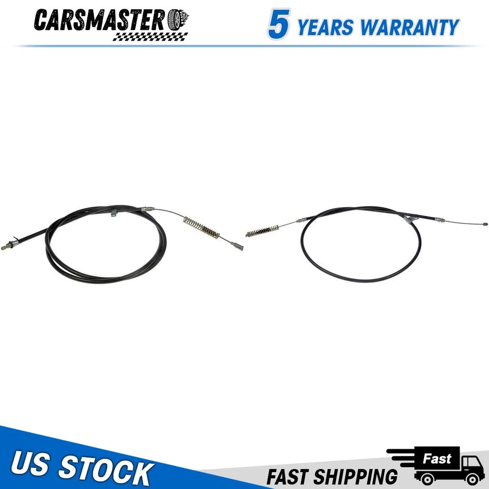 Par de cables de freno de estacionamiento traseros Dorman para GMC Sierra 1500 2003 2002 2001 2000 Foto 1 de 1