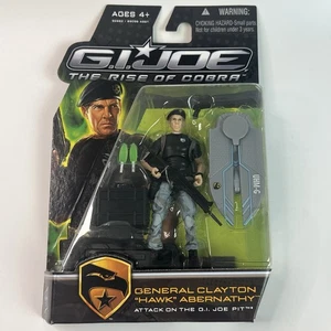 GI Joe General Clayton Hawk Abernathy 2009 Hasbro Cobra Rise Of Cobra New MOC - Picture 1 of 9