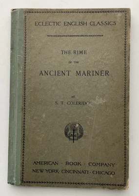 ANTIQUE The Rime Of The Ancient Mariner S. T. Coleridge 1895 Small Hardback Foto 1 de 4