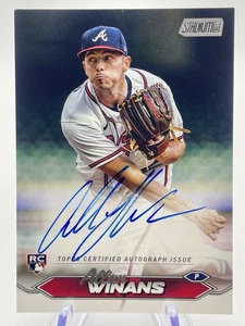 2024 Topps Stadium Club Allan Winans AUTO RC Atlanta Braves Rookie SCBA-AWI - Picture 1 of 2