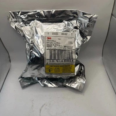 3M Fibre Discs Grinding Disc 127mm 5 Inch 782C 89593 Rapid Carbon Steel Cut 25PK - Image 1 of 3