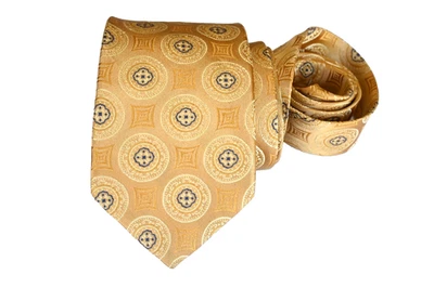 JOHN W NORDSTROM CORBATA HOMBRE DORADA/GEOMÉTRICA Ancho: 3.5/8" Largo: 60" Foto 1 de 3