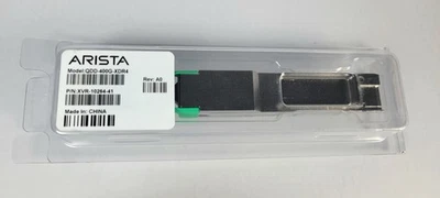 NEW Arista QDD-400G-XDR4 | 4x 100GBASE-FR (or 400G-XDR4) QSFP-DD Optic, 2km SMF - Image 1 of 3