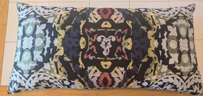 Christian Lacroix Designer Reversible Pillow *Down-Filled* Abstract Kaleidoscope - Image 1 of 4