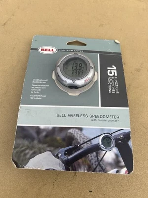 New BELL Platinum Series 15 Function WIRELESS SPEEDOMETER w/ Calorie Counter - Image 1 of 3