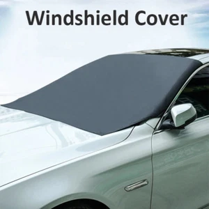 Car Windshield Snow Cover Sun Shade Winter Dust Rain Ice Frost Guard Protector - Picture 1 of 10