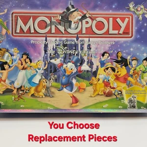 2001 Monopoly The Disney Edition - Replacement Game Parts/Pieces - You Choose - Picture 1 of 15