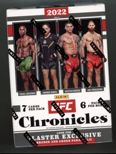 2022 Panini Chronicles UFC BLASTER SELLADO MMA bronce/verde/rojo 6 PAQUETES RÁPIDOS S&H - Imagen 1 de 1