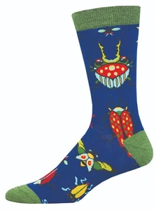 Socksmith Mens Socks Bamboo – Brilliant Bugs AU Size 7-12.5 MBN3284 - Picture 1 of 1