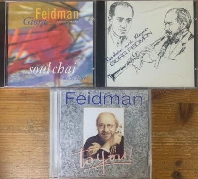 Jewish Klezmer 3 CD set -Giora Feidman- Klezmer celebration , Lilith , Klezmundo - Image 1 of 2