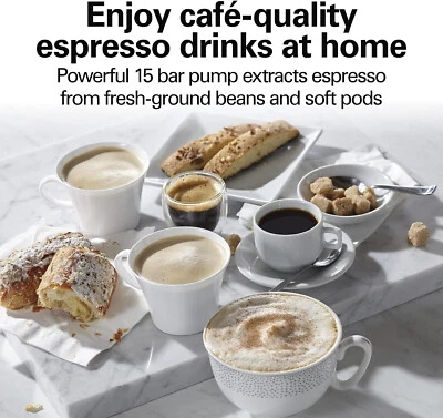 Hamilton Beach 15 Bar Espresso Cappuccino Mocha & Latte Maker Machine W/ FROTHE - Image 1 of 4