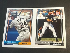 Box 55: 1993 Topps UNCUT PANEL Jerald Clark Bo Jackson - Bild 1 von 2