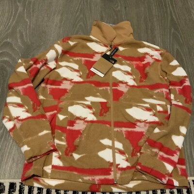 The North Face Women's Pali Pile Fleece Jacket Pink/Light Brown Size: Medium NWT - Image 1 of 4
