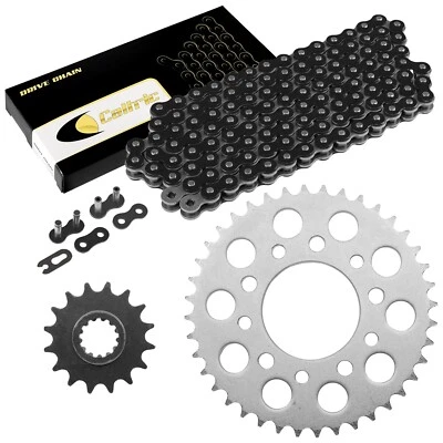 Black Drive Chain And Sprocket Kit for Honda VF750C Magna 750 1994-2004 Foto 1 de 4