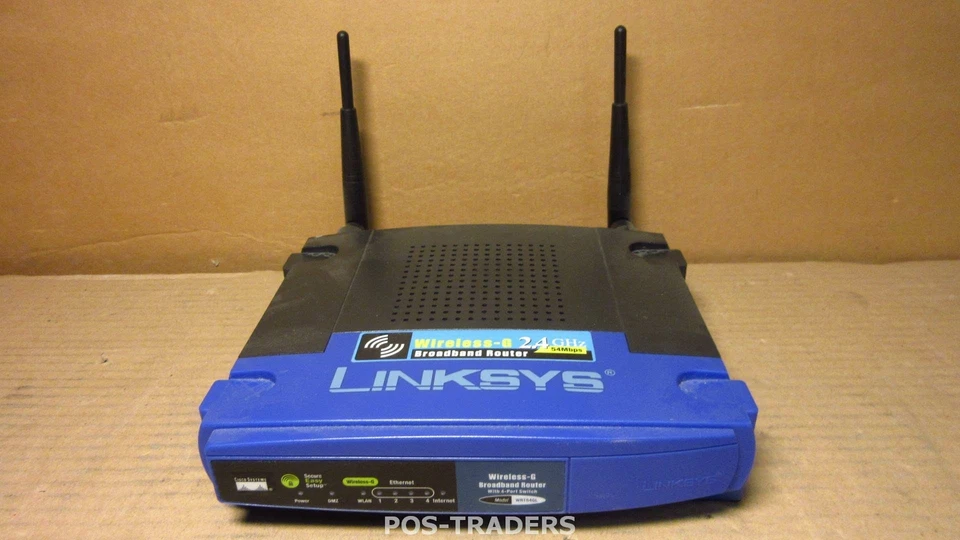 Linksys WRT54GL v1.1 Wireless-G 2.4GHz 54 Mbps Broadband Router EXCL PSU - Bild 1 von 3