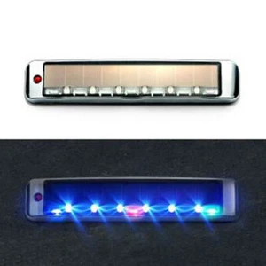 Wireless Car Solar LED Strobe Warning 7 Light Emergency Side Signal Blinker Auto - Picture 1 of 6