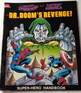 Paragon Software 1989 Commodore 64 Dr. Doom's Revenge Super Hero Handbook - Picture 1 of 3