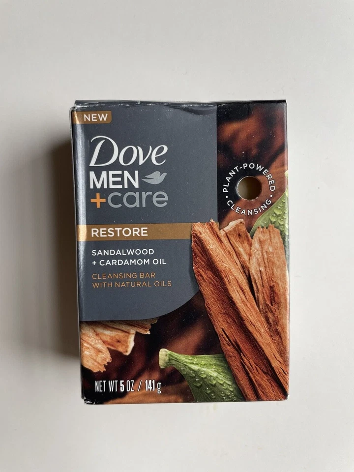 Barra de limpieza Dove Men Care Restore - 5 oz (141 g) - Sándalo y cardamomo nueva Foto 1 de 1