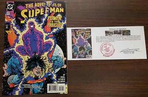 The Adventures of Superman (1987) #512 SIGNED by Barry Kitson with Notarized WOS - Picture 1 of 5