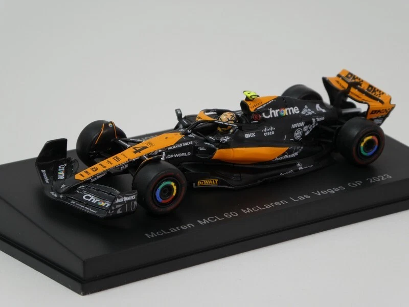 Spark F1 Mclaren MCL60 #4 Lando Norris Las Vegas GP 2023 1/64 Y360