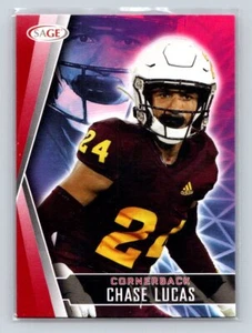 2022 Sage Red #6 Chase Lucas Arizona State Sun Devils - Imagen 1 de 2