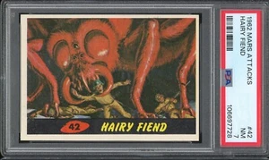 1962 Mars Attacks Hairy Fiend #42 PSA 7 NM - Picture 1 of 1