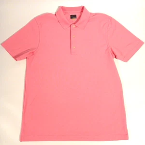 Greg Norman Polo Shirt Size XL 44" Chest Pink Short Sleeve Salmon Red - Picture 1 of 14