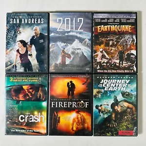 Lot of 6 Action Movies - DVD - 2012 - San Andreas - Crash - Earthquake - Journey - Picture 1 of 11