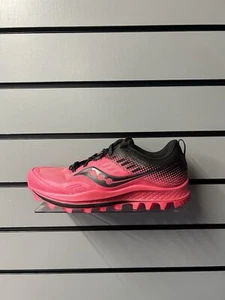 SAUCONY WOMENS PEREGRINE 10 ST, UK SIZE 8, PINK/BLACK - Picture 1 of 5