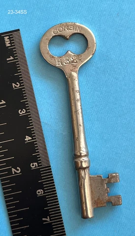 Skeleton Key GENUINE 1900's US Asylum Hospital Institution Old Rare Antique Key Cover